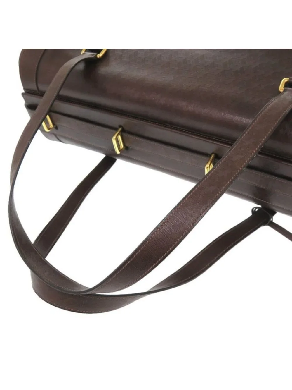 Hermes Vintage Leather Brown Gold Hardware 00 Boston Bag
